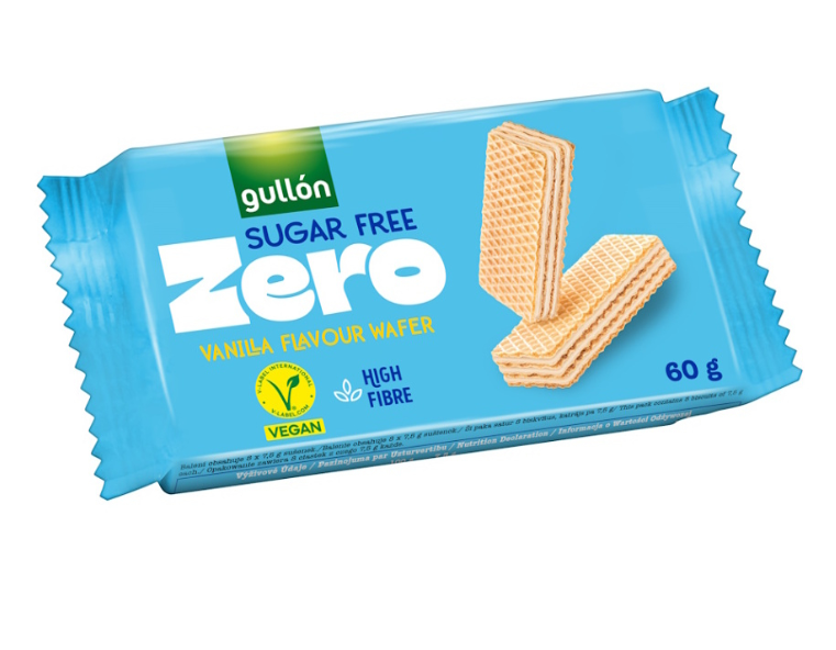 Gullón Vanilkové wafle vanilkové oplatky bez cukru 60g