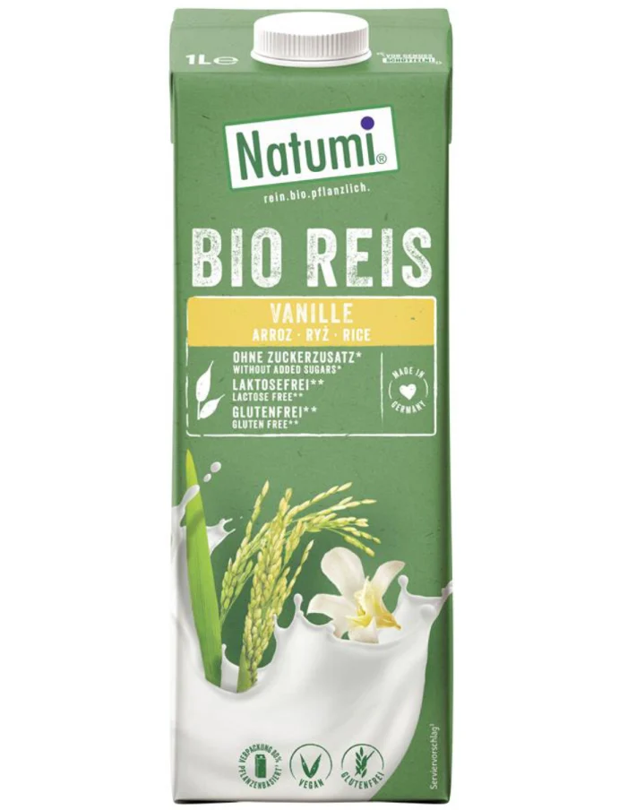 Natumi BIO rýžový nápoj s vanilkou 1l