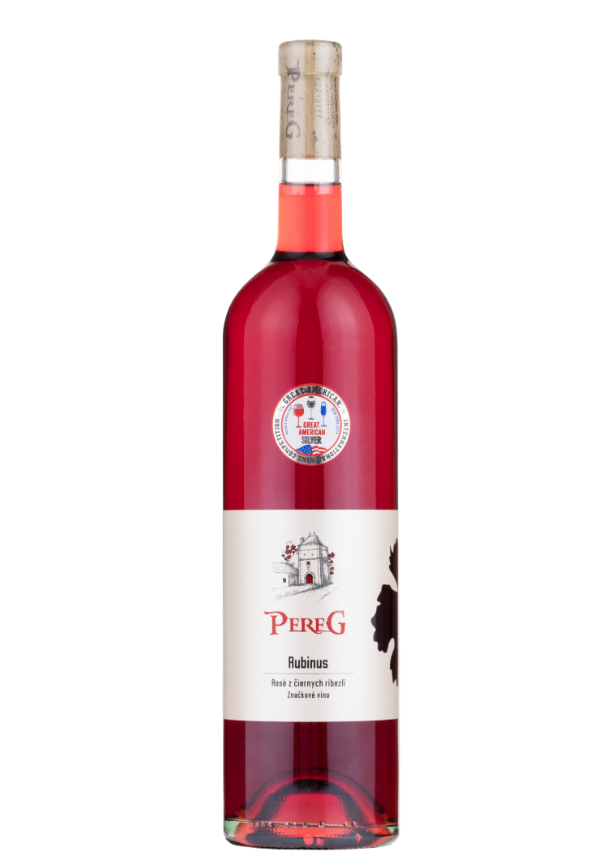 Pereg Rubinus rosé z černých rybízu 750ml