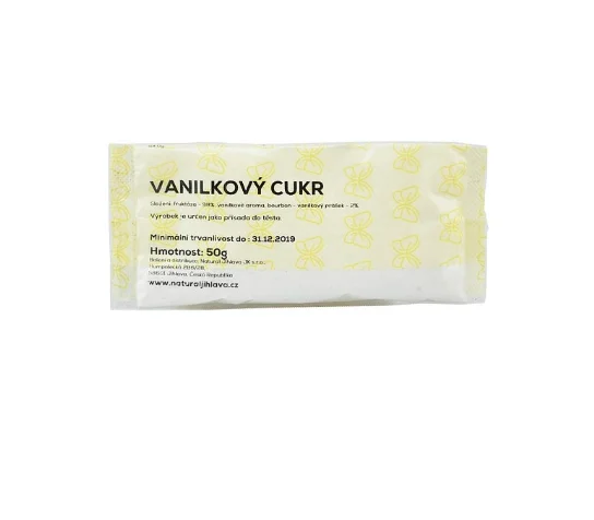Natural Jihlava Vanilkový cukr s fruktózou 50 g