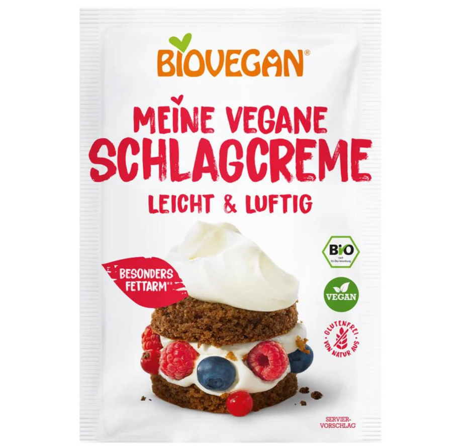 Biovegan prášek na veganskou smetanu ke šlehání BIO 54g