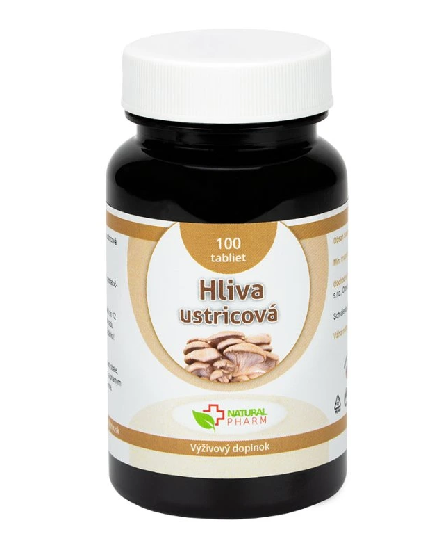 Natural Pharm Hlíva ústřičná tablety 100 ks