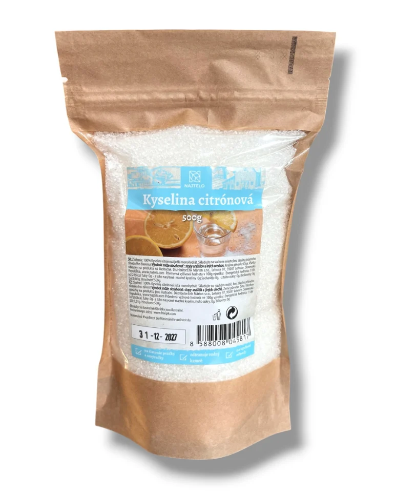 Najtelo kyselina citronová 500g