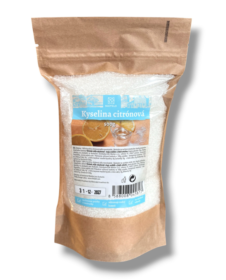 Najtelo kyselina citronová 500g