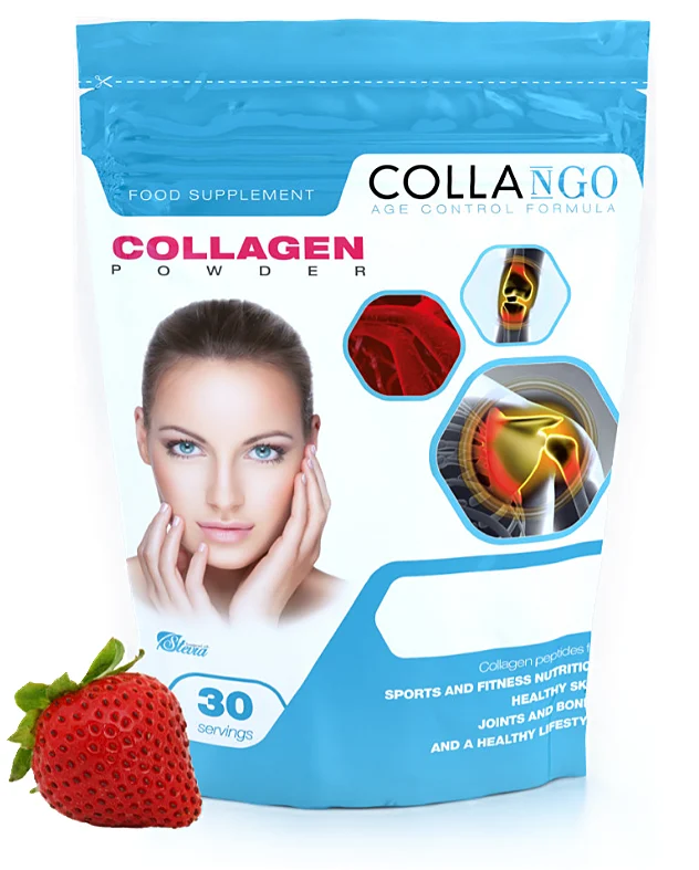 Collango Hydrolyzovaný kolagen Jahoda 330g