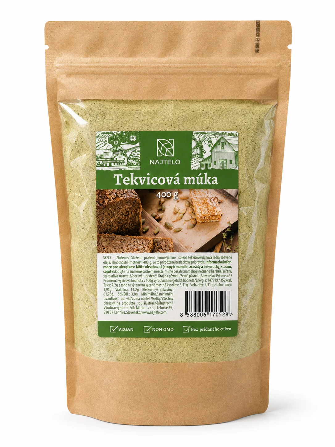 Najtelo Dýňová mouka 400g