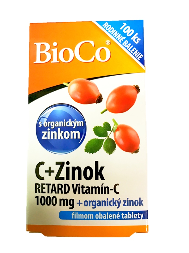Bioco C+Zinek vitamín C 1000mg RETARD+organický zinek (100x)