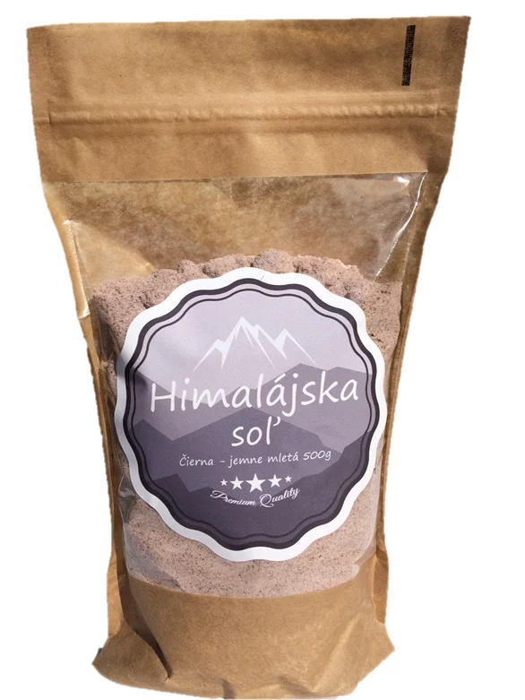Najtelo Kala Namak Černá himálajská sůl jemně mletá 500g