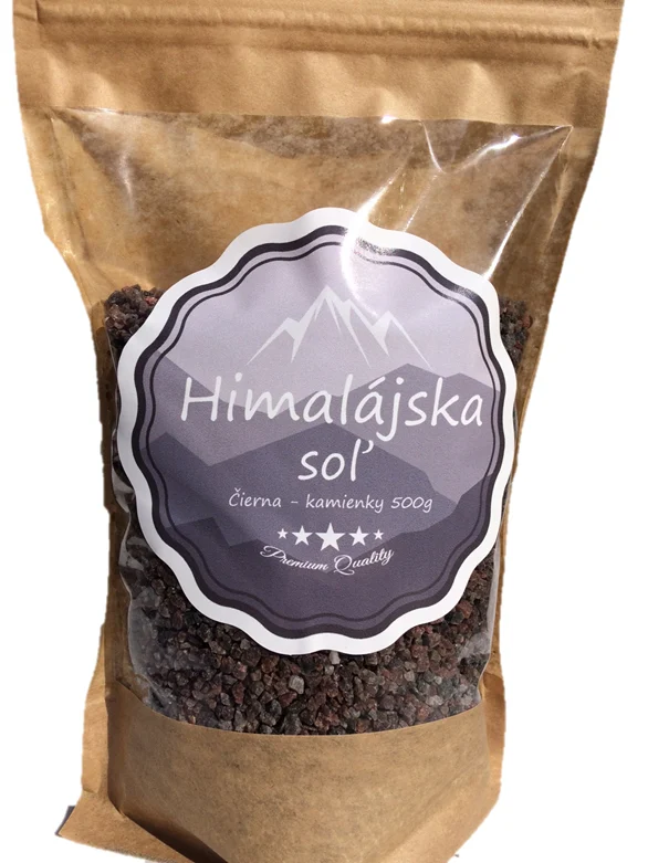 Najtelo Kala Namak Černá himálajská sůl kamínky 500g