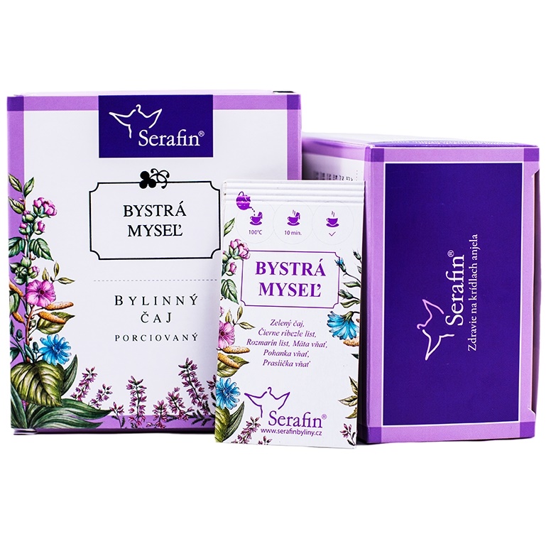 Serafin Bystrá mysl - bylinný čaj porcovaný 15 x 2,5 g