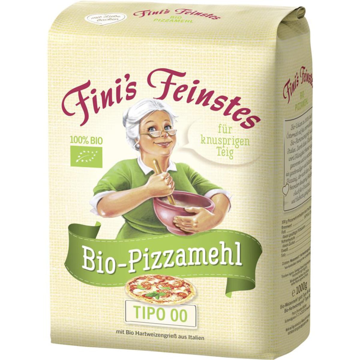 Finis Feinstes mouka na Pizzu 1 kg BIO
