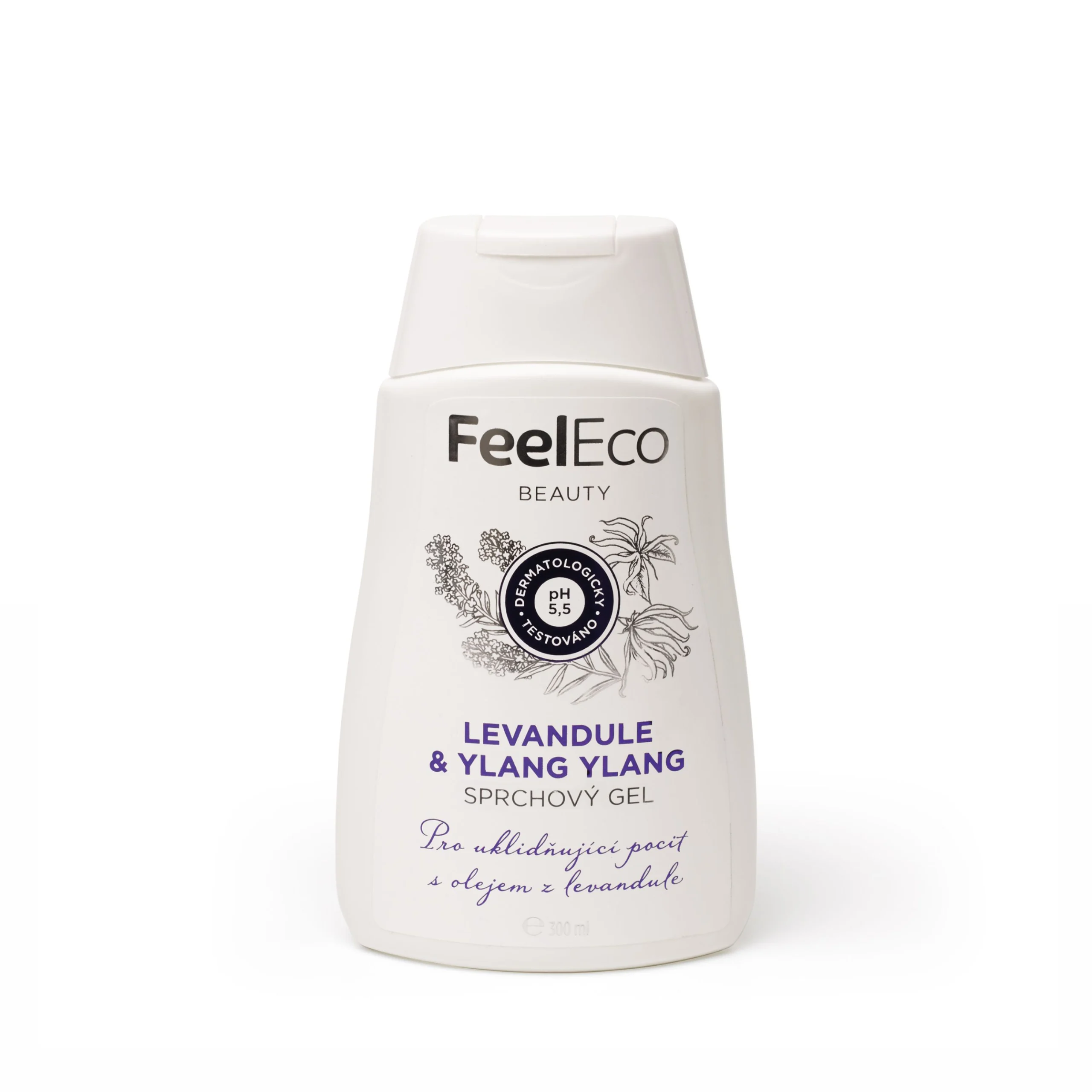 FeelEco Sprchový gel Levandule a Ylang-ylang 300ml