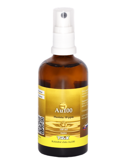 Koloidní zlato Au100 100 ml 10 ppm sprej