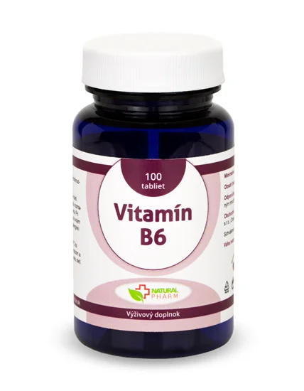 Natural Pharm Vitamín B6 tablety 100 ks