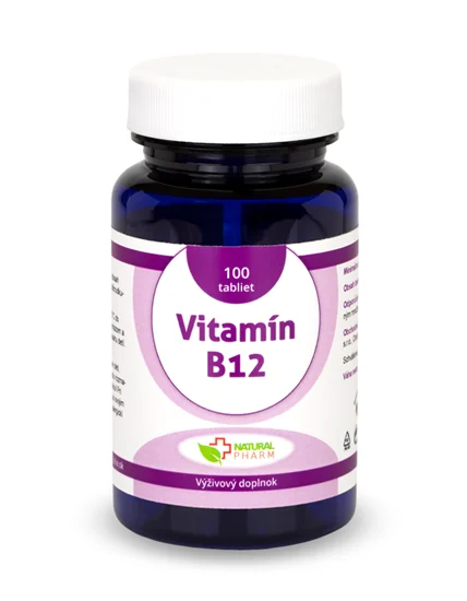 Natural Pharm Vitamín B12 tablety 100 ks