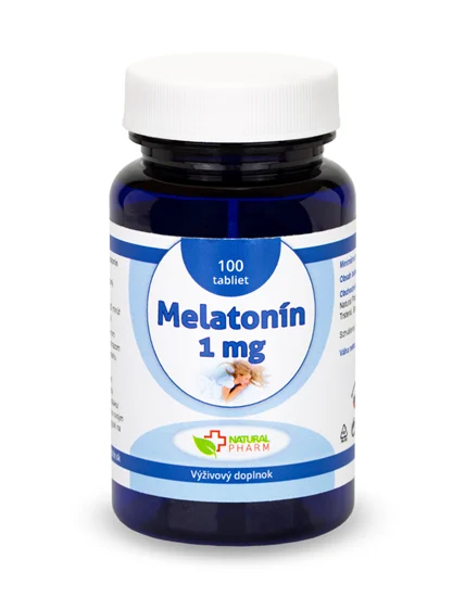 Natural Pharm Melatonin 1 mg tablety 100 ks