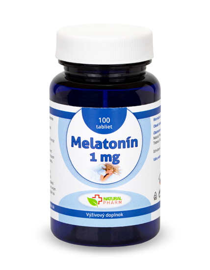 Natural Pharm Melatonin 1 mg tablety 100 ks