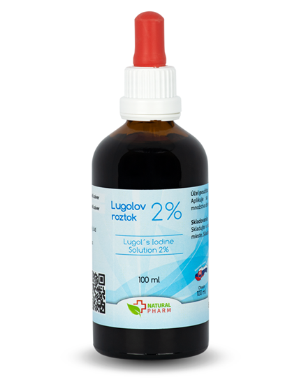 Natural Pharm Lugolův roztok 100 ml kapky - roztok jódu