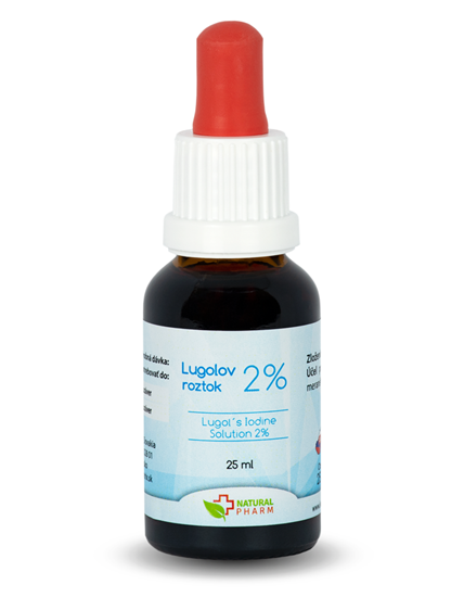 Natural Pharm Lugolův roztok 25 ml kapky - roztok jódu