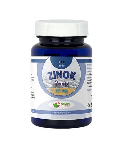 Natural Pharm Zinok FORTE 25 mg tablety 100 ks