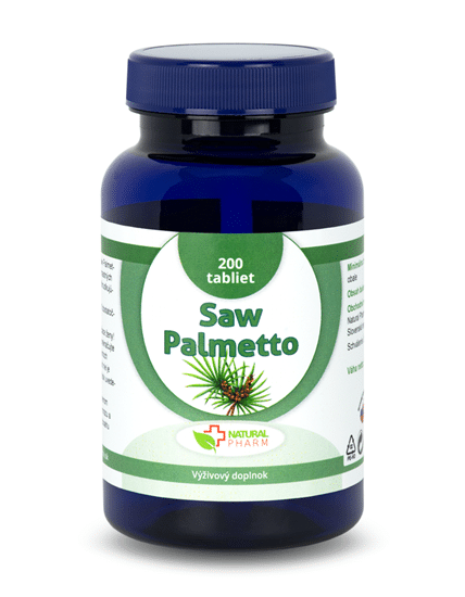 Natural Pharm Saw Palmetto tablety 200 ks