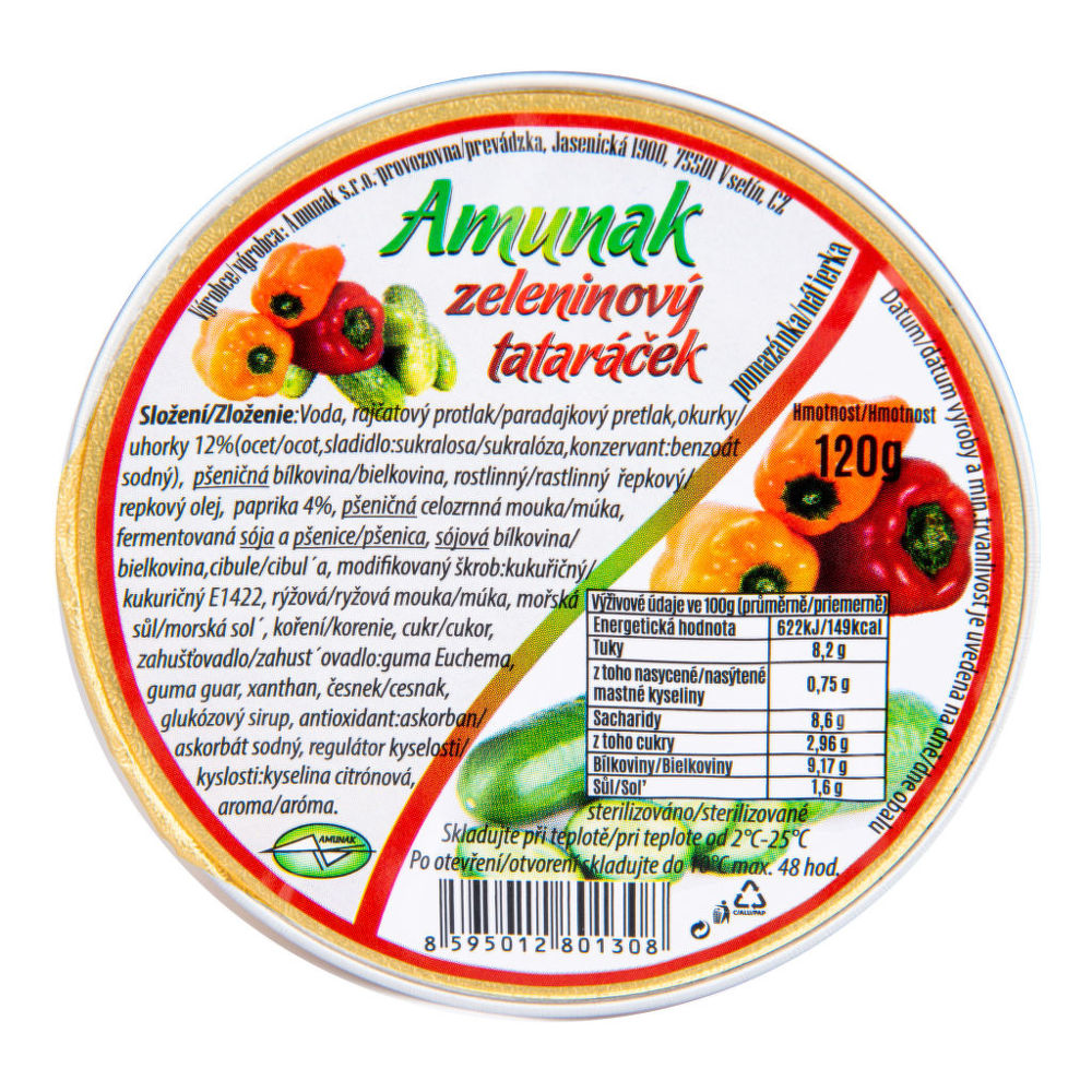 Amunak Svačinka Tataráček 120g