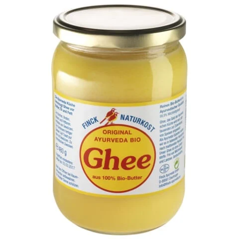 Finck Naturkost Ghee 100% Bio Ajurvédské máslo 480g