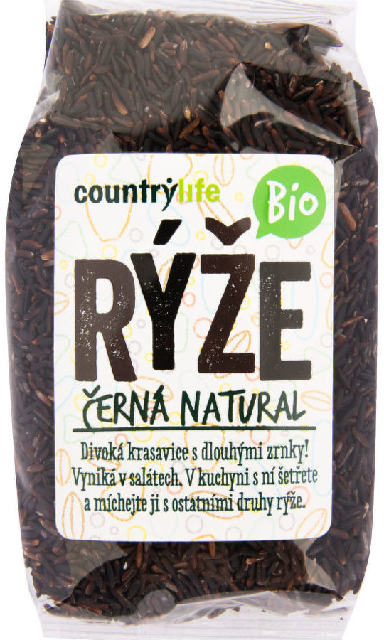 Country Life Bio Rýže černá natural 500g