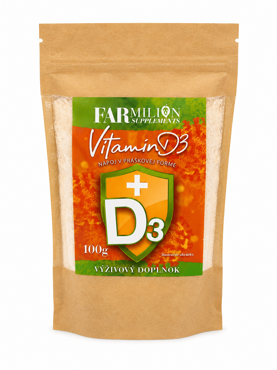 Najtelo vitamín D3 práškový nápoj 100g