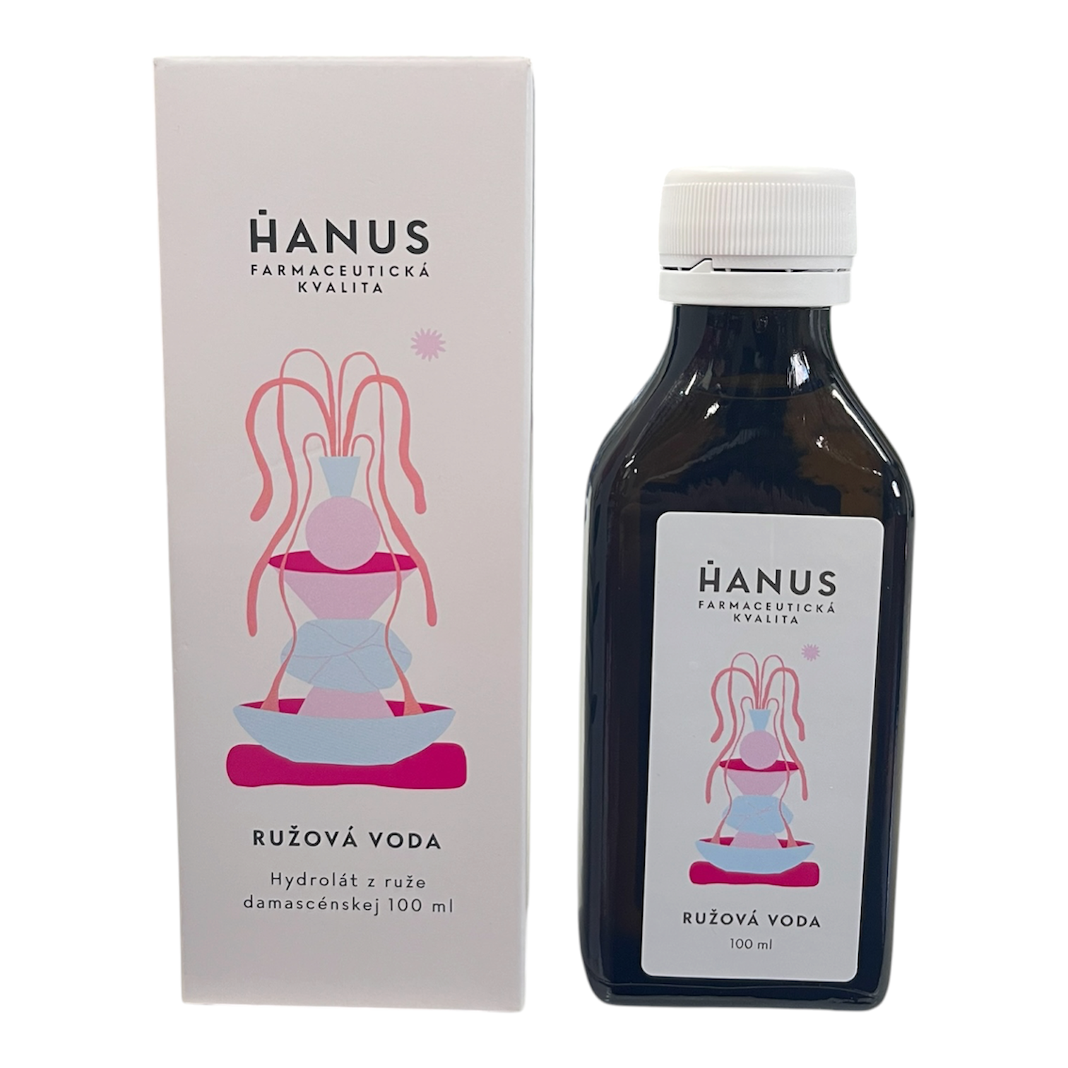Růžová voda 100ml Hanus