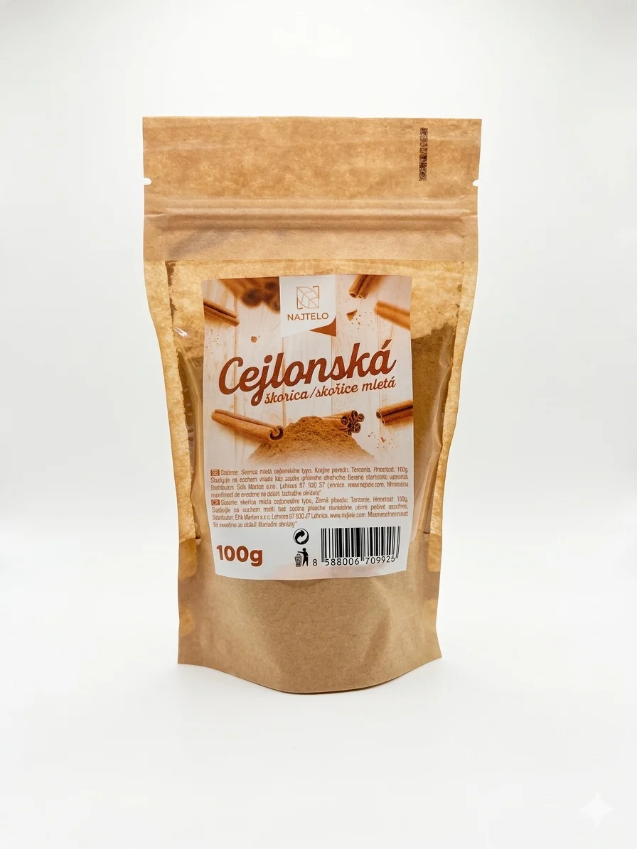 Najtelo Cejlonská mletá skořice 100g