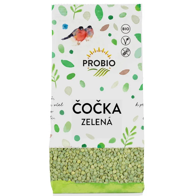 Čočka zelená bezl. 500g BIO PROBIO