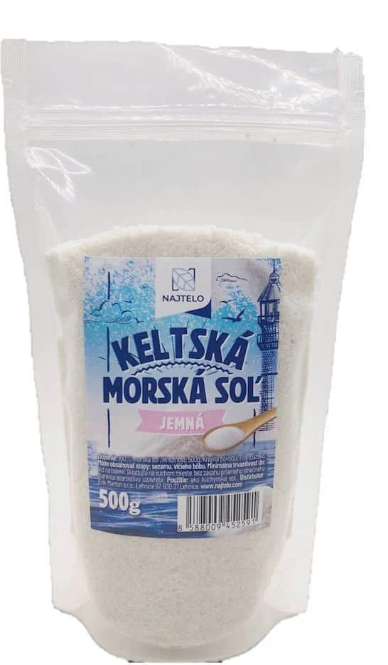 Najtelo keltská mořská sůl jemná 500g