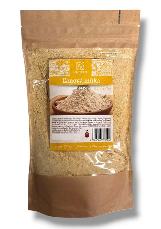 Najtelo Lněná mouka žlutá 400g