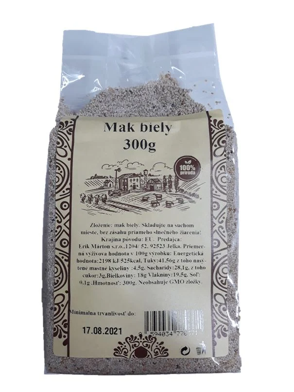 Povrch mák bílý 300g