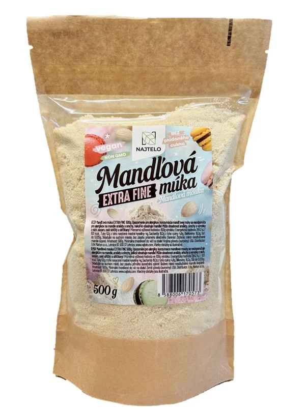 Najtelo Mandlová mouka EXTRA FINE bílá 500g