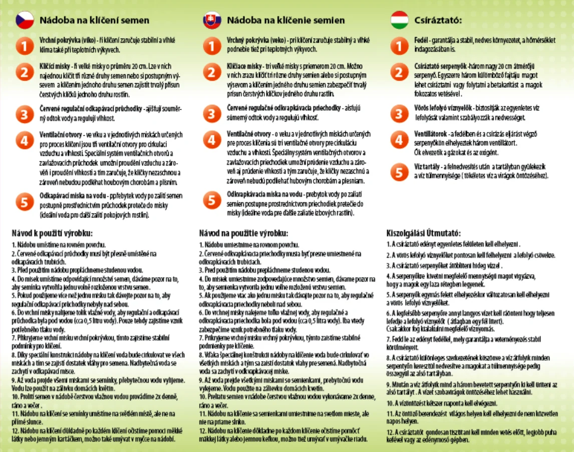 Nakličovací miska - třípatrová plastová - Obrázek 2