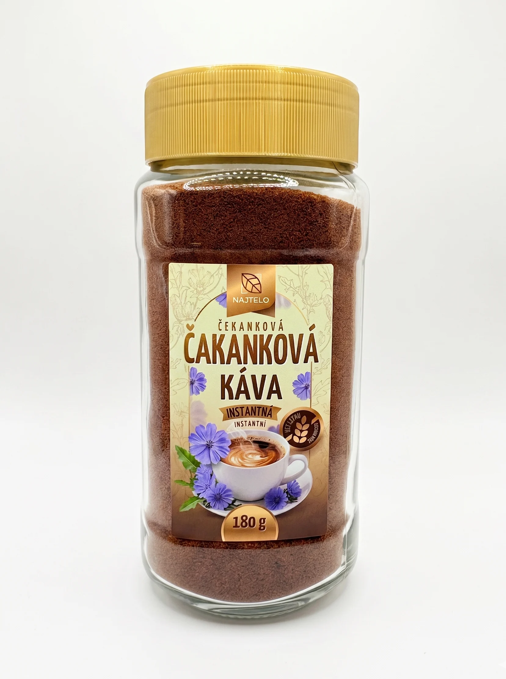 Najtelo čekanková káva instantní 180g