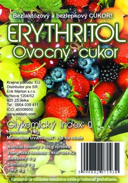 Najtelo Erythritol 250g - Obrázek 2