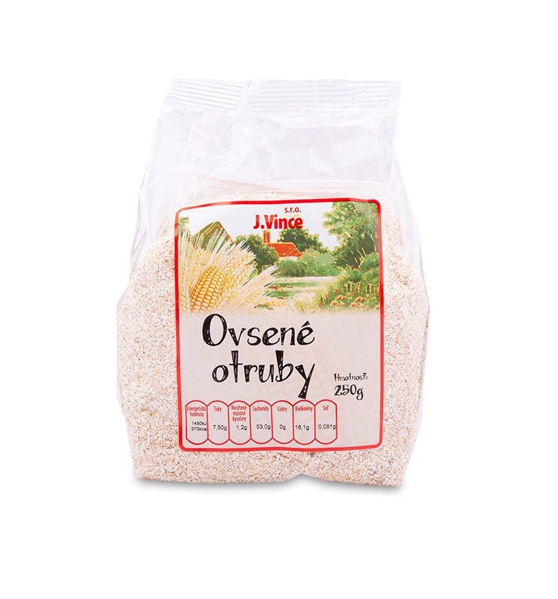 J. Vince Ovesné otruby 250g