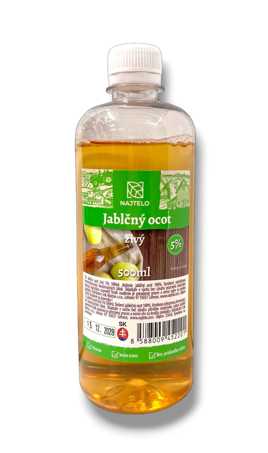 Najtelo jablečný ocet živý 500ml
