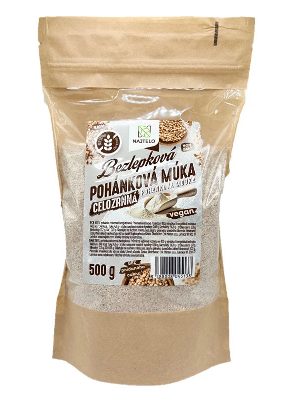 Najtelo pohanková mouka celozrnná 500g