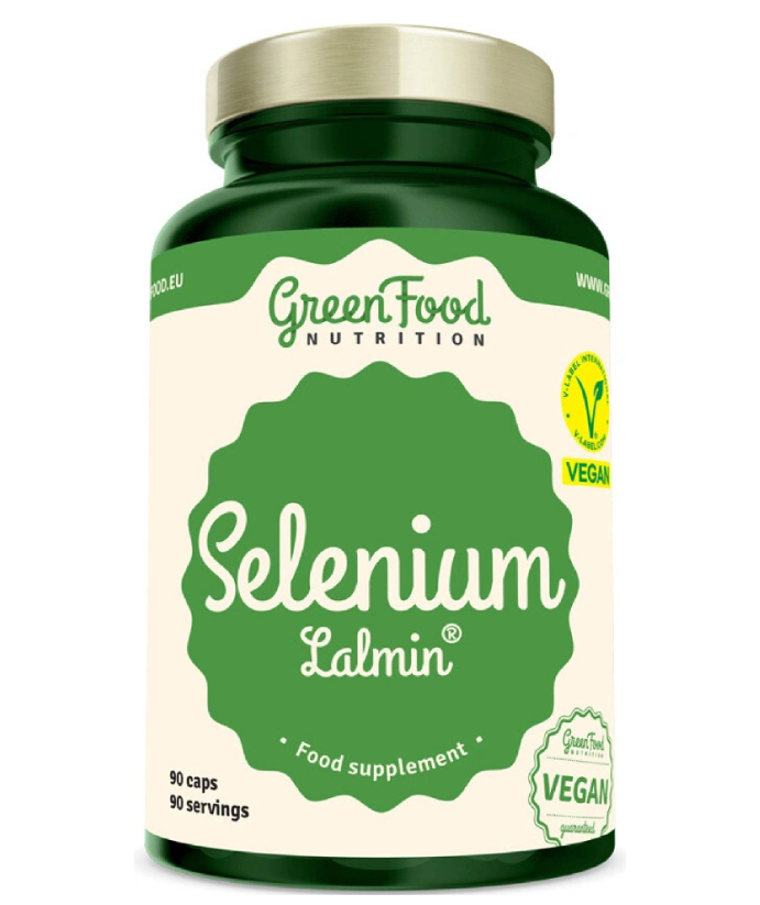 GreenFood Nutrition Selen Lalmin 90 kapslí
