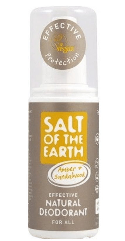 Salt of the Earth přírodní deospray Jantar + Santalové dřevo 100 ml
