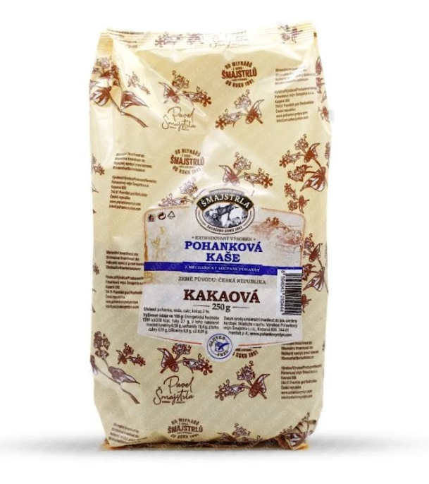 Šmajstrla Kaše pohankové kakaové instantní 250g