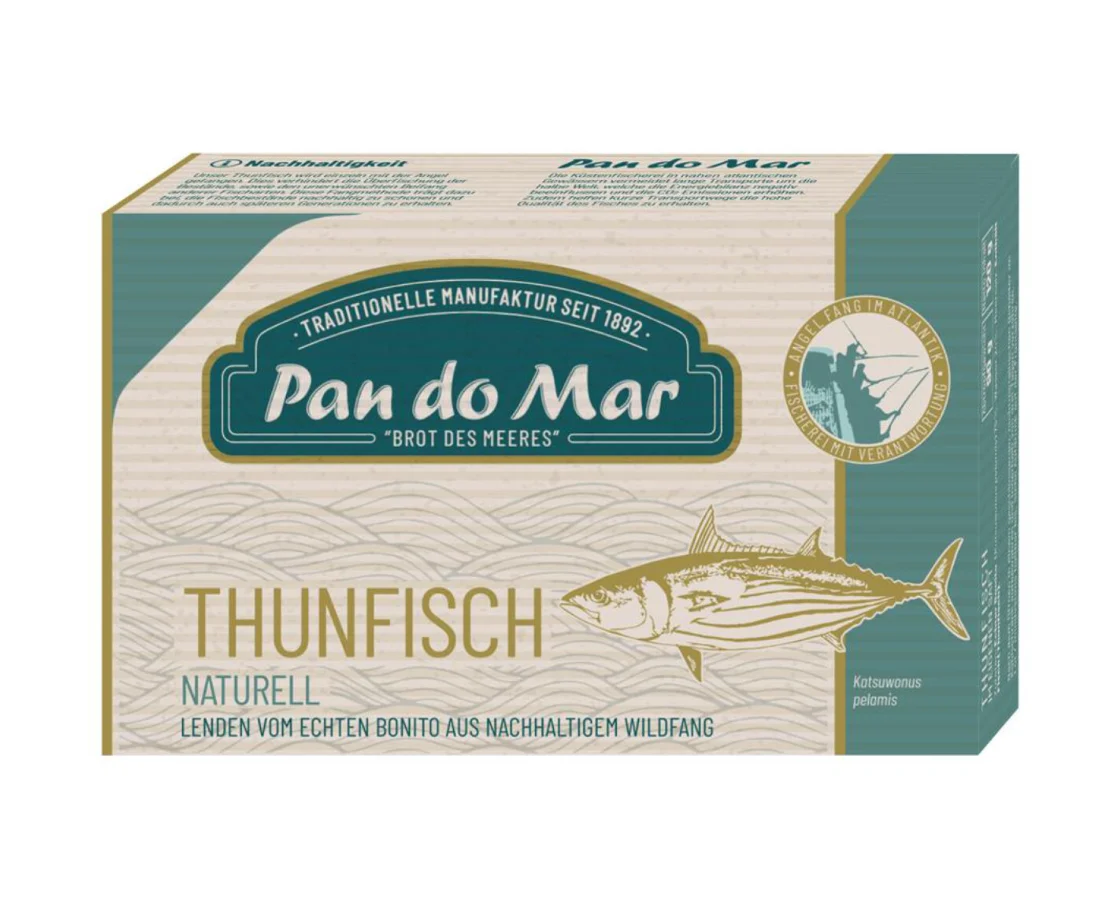 Pan do Mar Tuňák ve vlastní šťávě BIO 120g