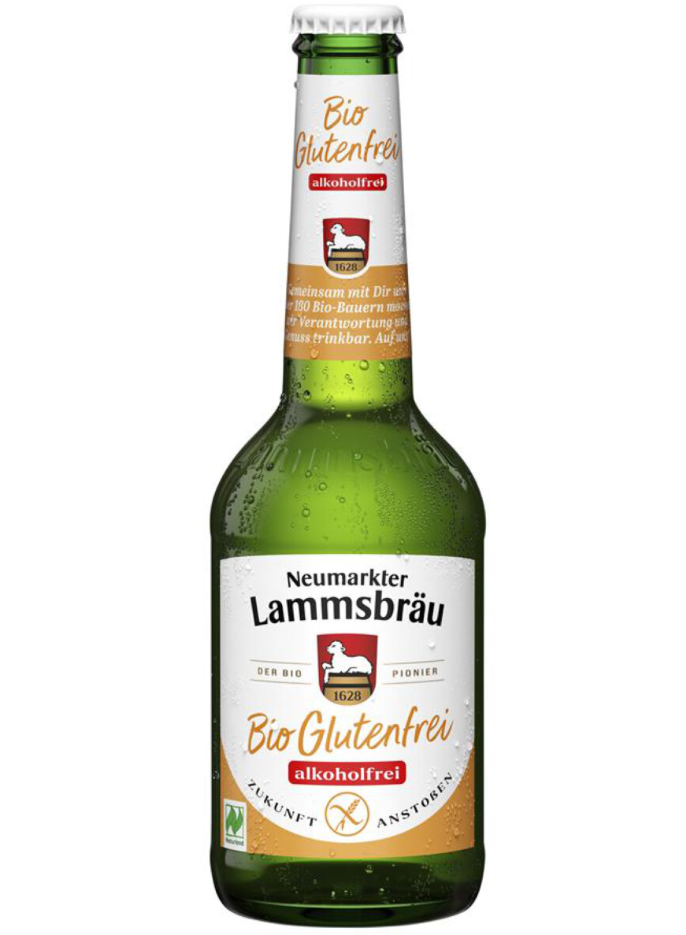 Lammsbräu pivo bezlepkové nealkoholické BIO 330ml