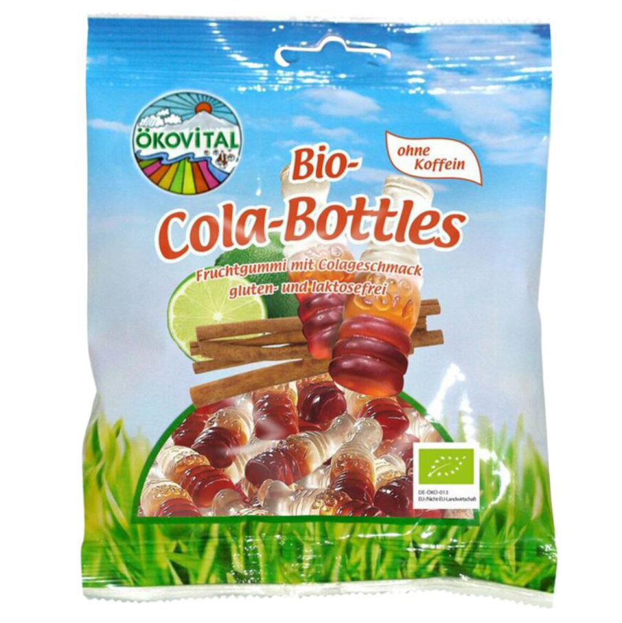 Ökovital Cola lahvičky želatinové 80g BIO