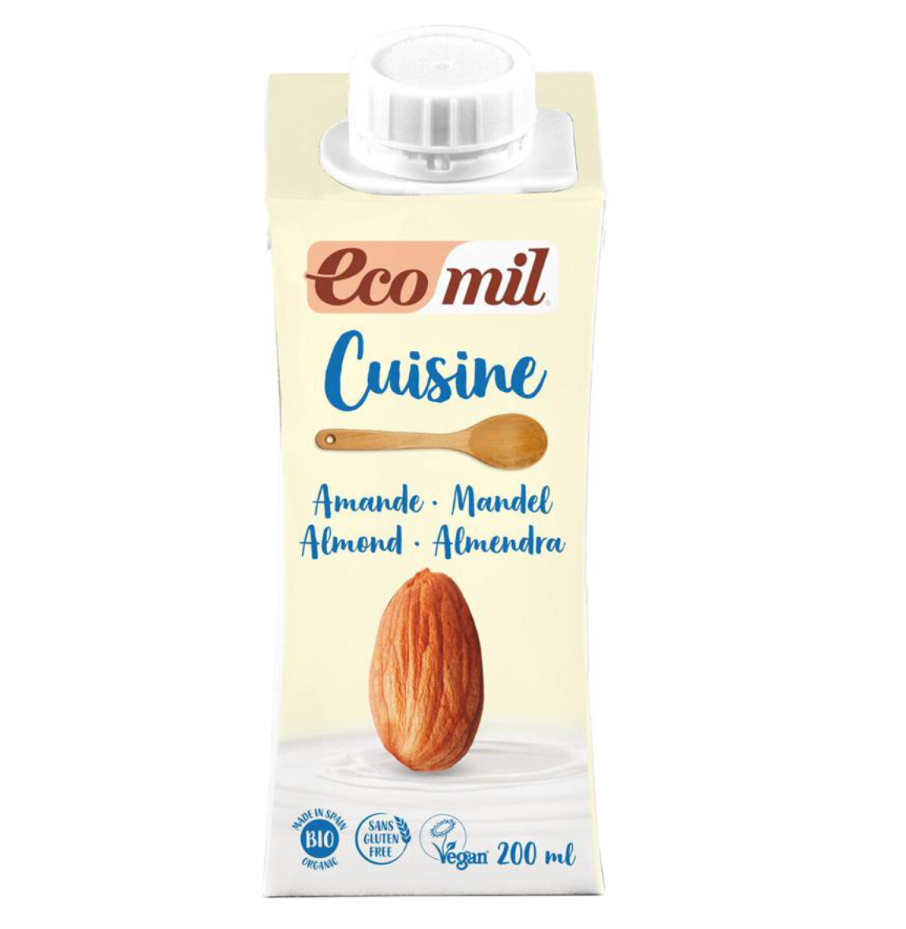 Ecomil Bio Mandlová alternativa smetany 8,5% 200 ml