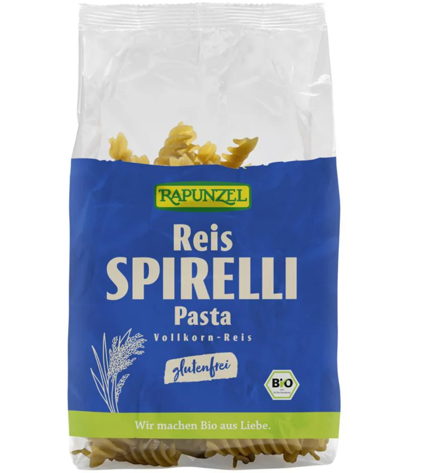 Rapunzel Celozrnné rýžové Spirelli vřetena 250g